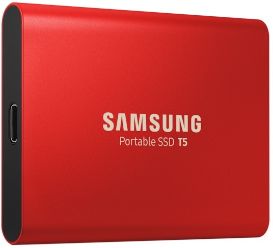 SAMSUNG 500GB Portable SSD T5 (Red) 3