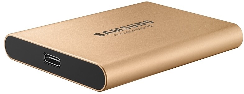SAMSUNG 1000GB Portable SSD T5 (Gold) 3