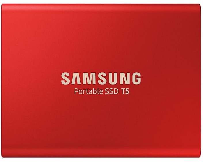 SAMSUNG 1000GB Portable SSD T5 (Red)