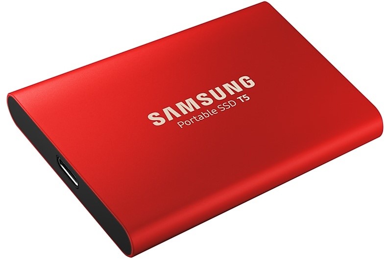 SAMSUNG 1000GB Portable SSD T5 (Red) 2
