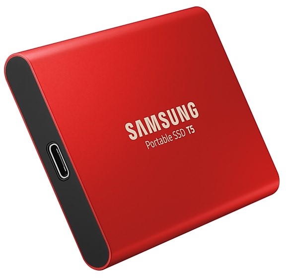 SAMSUNG 1000GB Portable SSD T5 (Red) 4