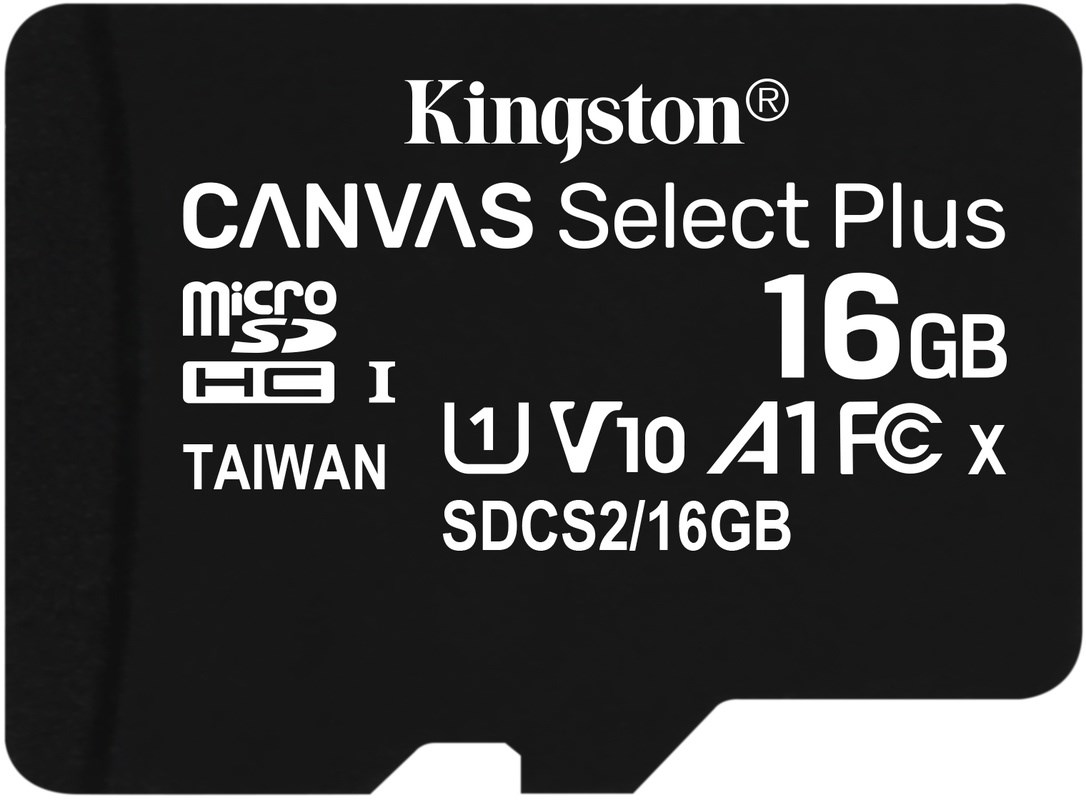 KINGSTON 16GB Canvas Select Plus MicroSDHC UHS-I