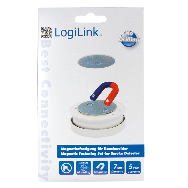 LOGILINK Magnetic Set voor rookdetector