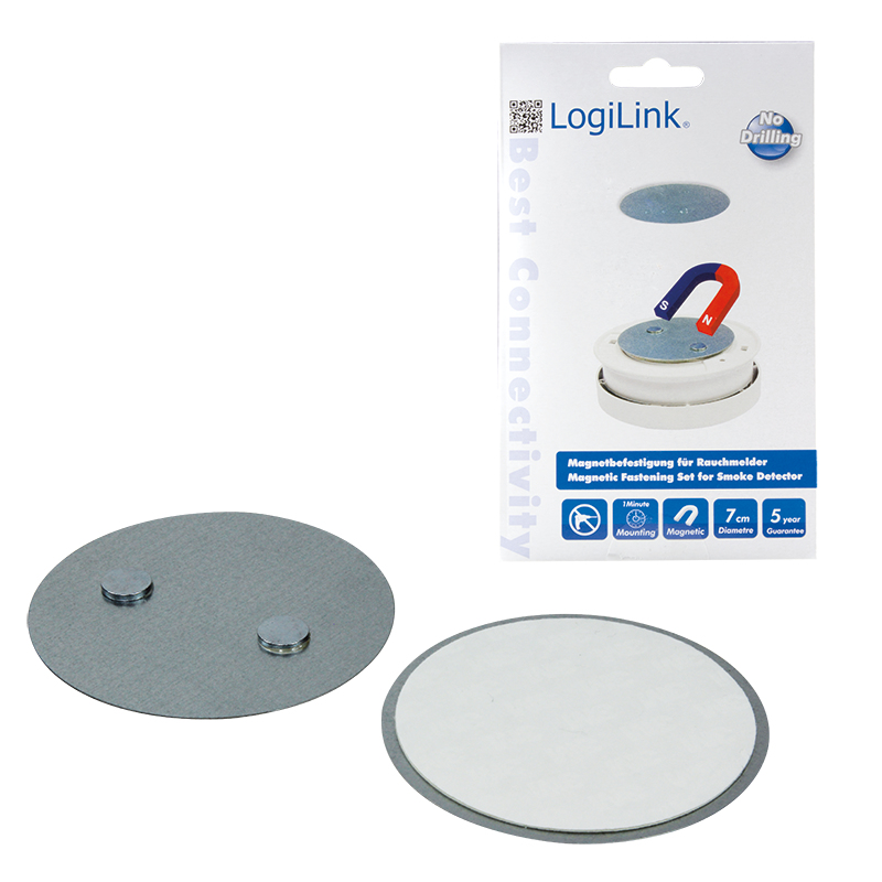 LOGILINK Magnetic Set voor rookdetector 2