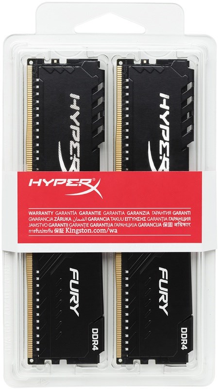 KINGSTON HyperX Fury Black 8GB DDR4-3200 CL16 kit 4