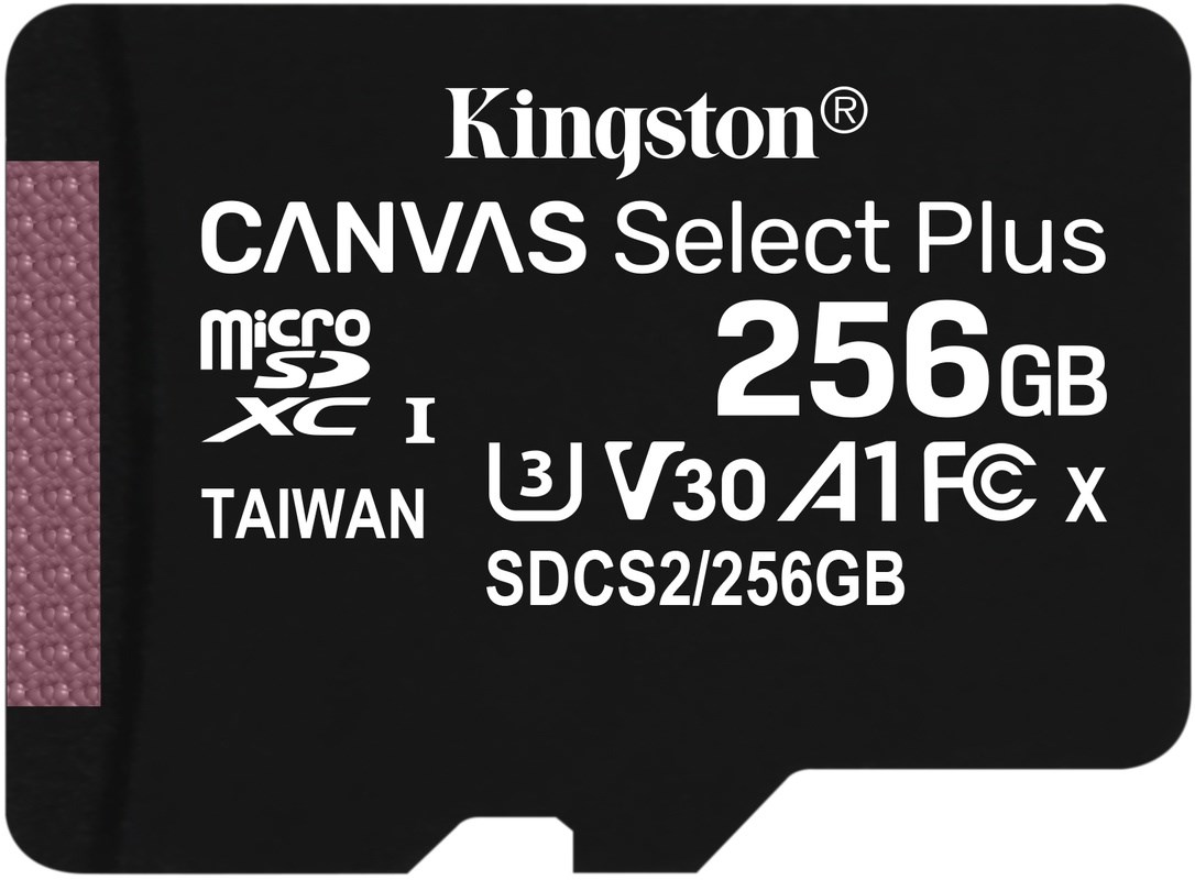 KINGSTON Canvas Select Plus mSDXC UHS-I 256GB + Adapter
