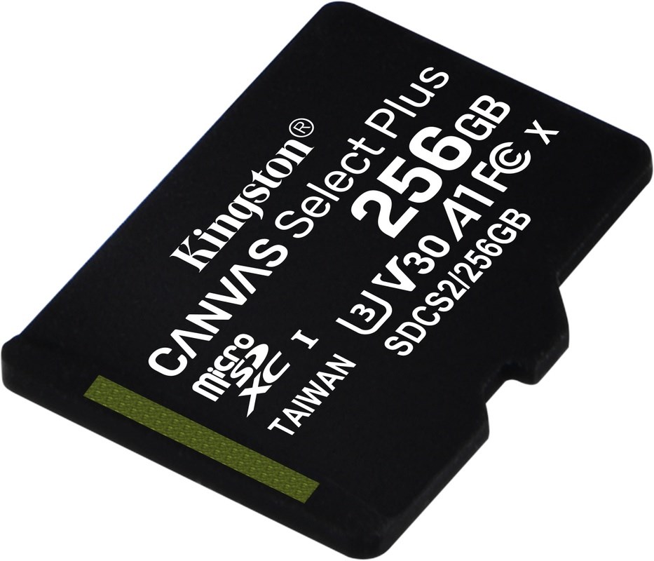 KINGSTON Canvas Select Plus mSDXC UHS-I 256GB + Adapter 2