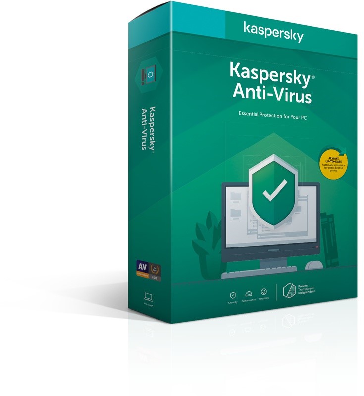 KASPERSKY Anti-Virus 2020 3-device 1-year (BE) 2