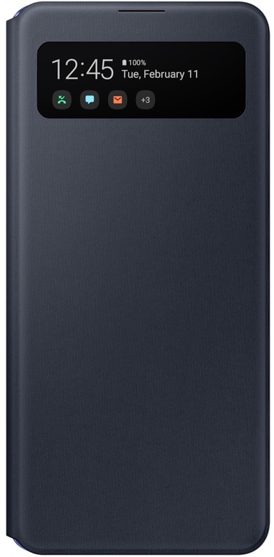 SAMSUNG S View wallet cover - Samsung Galaxy A41 zwart 
