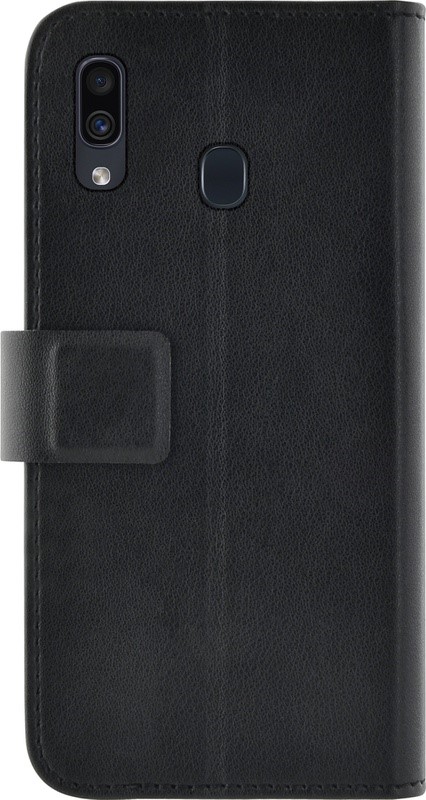 AZURI walletcase - Samsung A20e magnetic closure & 3 cardslots  zwart 