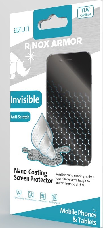 AZURI Invisible Nano-coating screenprotector RINOX ARMOR - for mobile devices 2