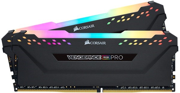 CORSAIR 16GB Vengeance RGB Pro Black DDR4-3200 CL16 kit 3