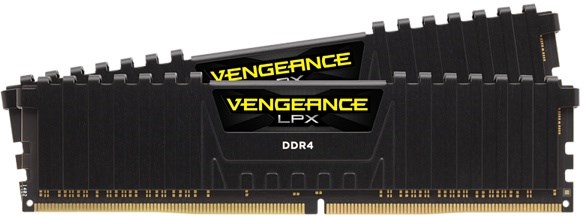 CORSAIR 16GB Vengeance LPX Black DDR4-3600 CL18 kit (Ryzen)