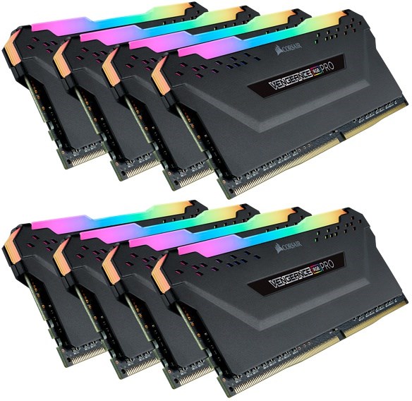 CORSAIR 32GB Vengeance RGB Pro Black DDR4-3200 CL16 kit 5