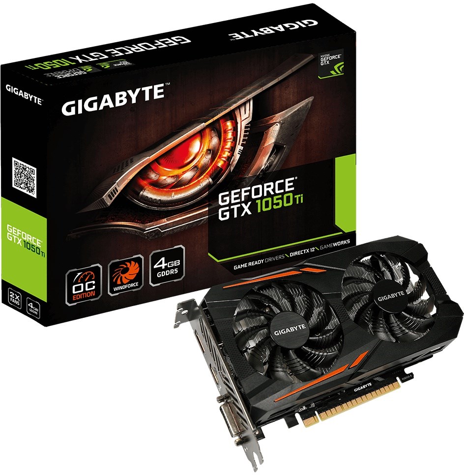 GIGABYTE GeForce GTX 1050 Ti OC 4GB 3