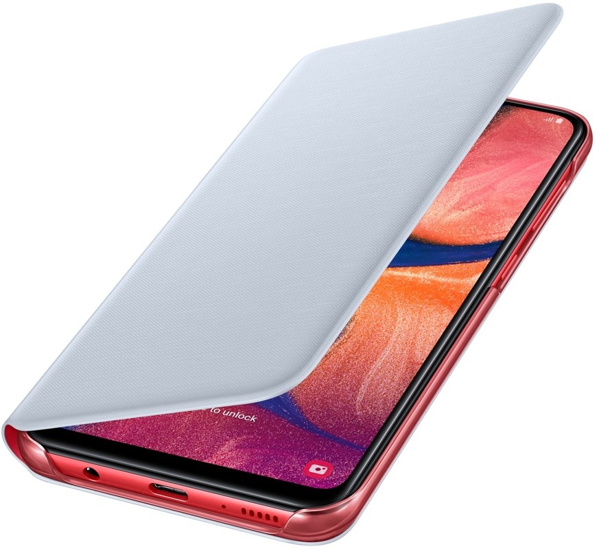 SAMSUNG flip wallet A202 white - Galaxy A20e 4