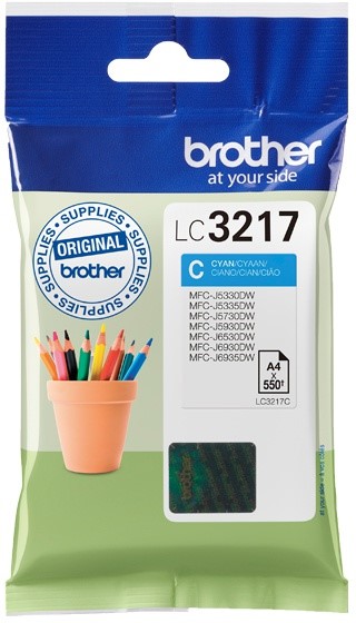 BROTHER LC-3217C Cyan Inkt (550 pages) 2