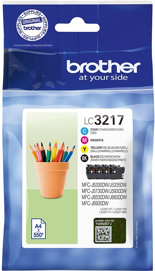 BROTHER LC-3217VP Value Pack (550 pages)