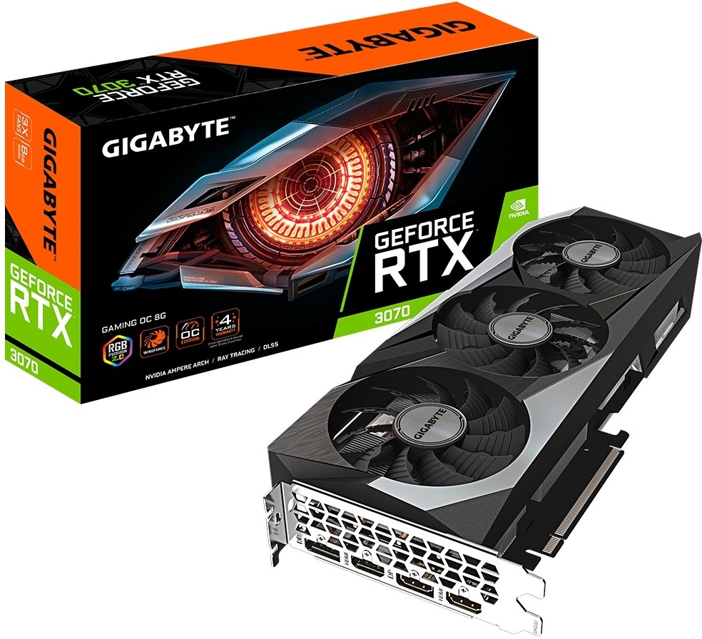 GIGABYTE GeForce RTX  3070 Gaming OC 8G V1 5