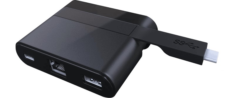 CLUB3D Mini Docking USB C to Ethernet + USB 3.0 + USB C for Charging 2