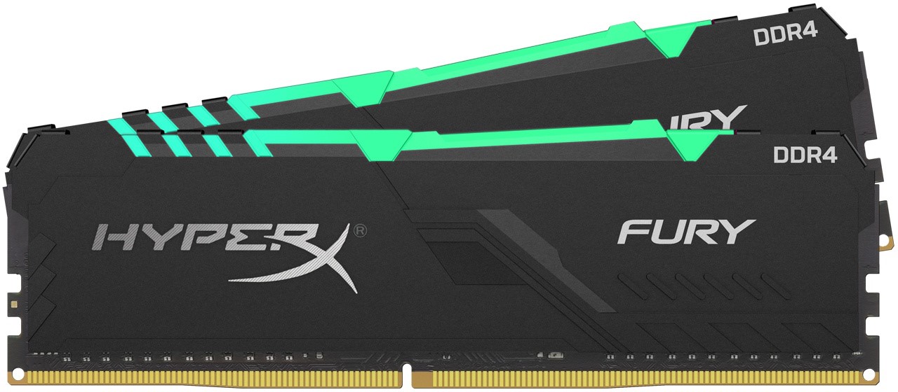 KINGSTON HyperX Fury RGB Black 64GB DDR4-3600 CL18 kit 2