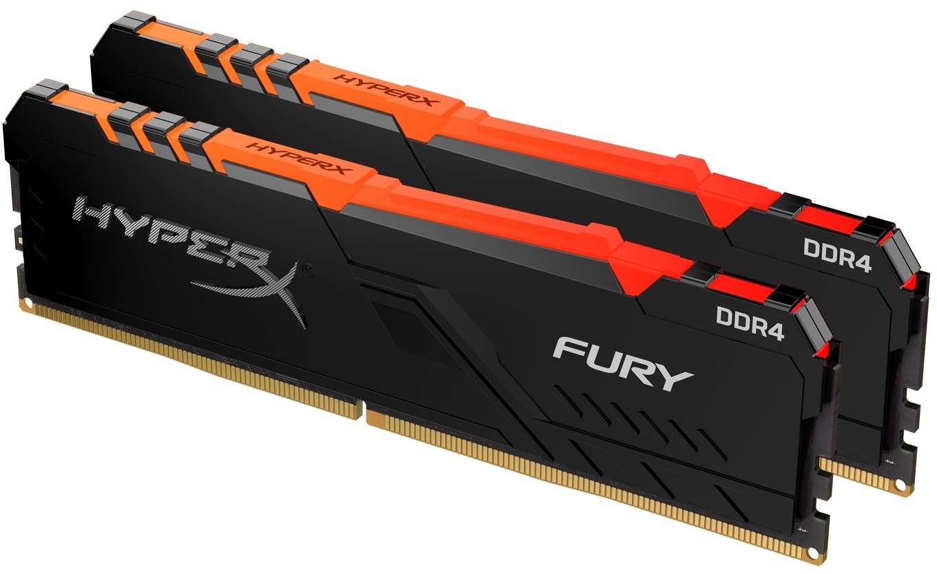 KINGSTON HyperX Fury RGB Black 64GB DDR4-3600 CL18 kit 3