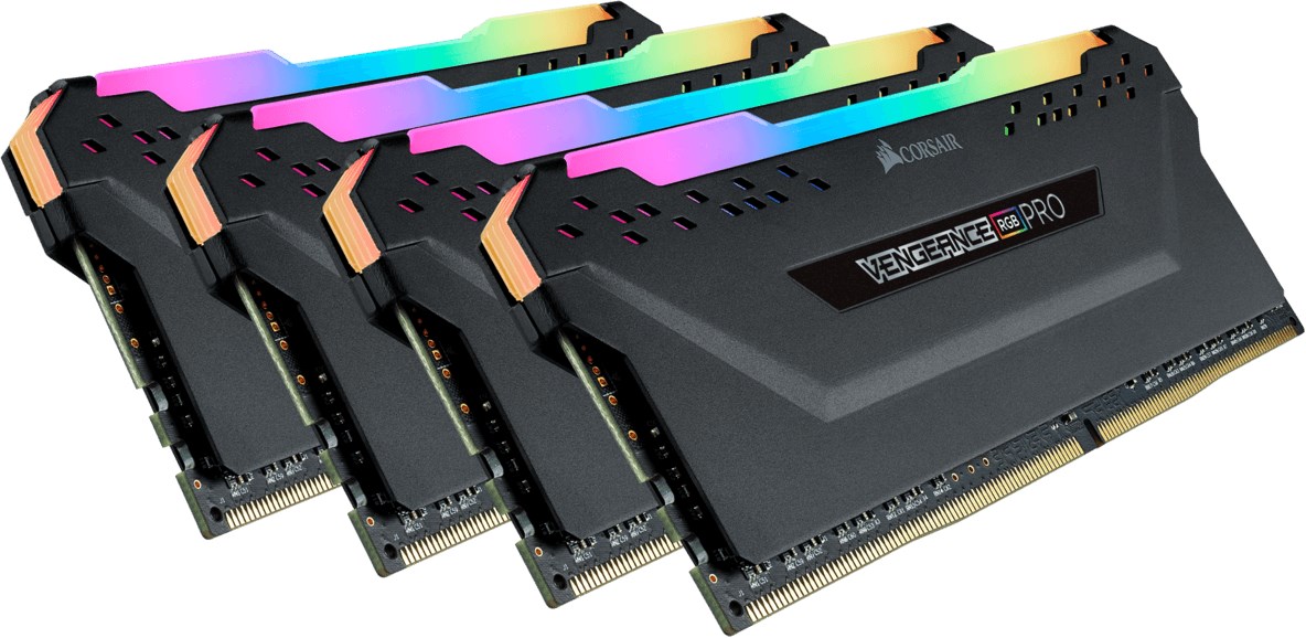 CORSAIR Vengeance RGB Pro Black 128GB DDR4-3600 CL18 quad kit