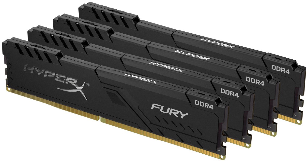 KINGSTON HyperX Fury Black 32GB DDR4-3600 CL17 quad kit 2