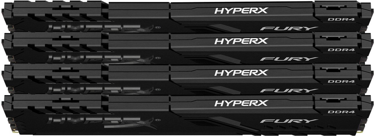 KINGSTON HyperX Fury Black 32GB DDR4-3600 CL17 quad kit 3