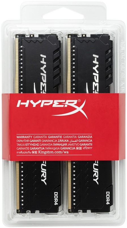 KINGSTON HyperX Fury Black 32GB DDR4-3600 CL17 quad kit 4