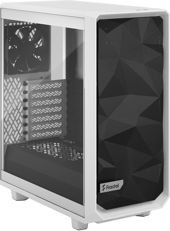 FRACTAL DESIGN Meshify 2 Compact White TG Clear Tint 2