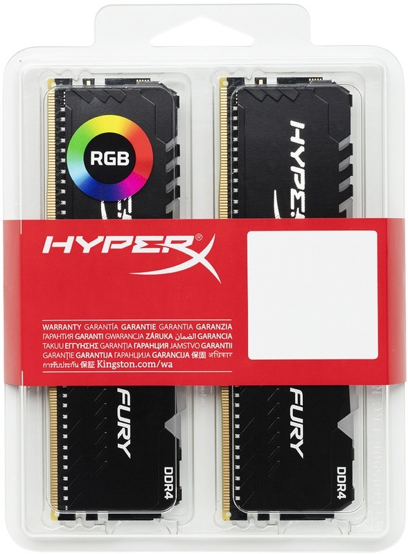 KINGSTON 16GB HyperX Fury RGB HX436C17FB3AK2/16 4