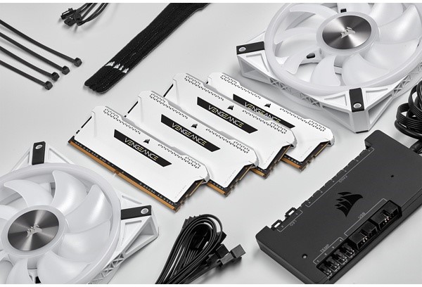 CORSAIR Vengeance RGB Pro SL White 32GB DDR4-3200 CL16 kit 5