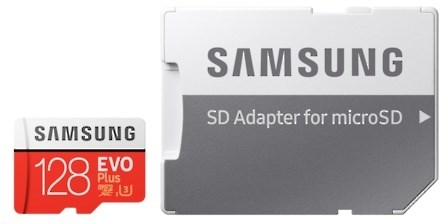 SAMSUNG Evo Plus MicroSDXC UHS-I 128GB + Adapter 4