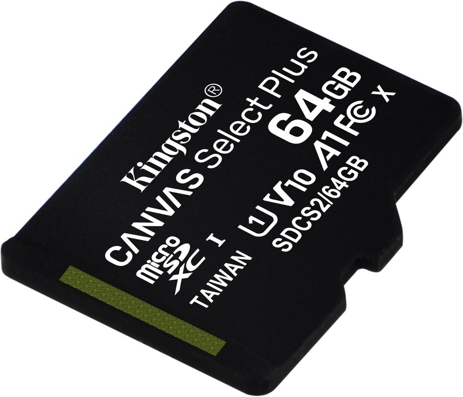 KINGSTON Canvas Select Plus MicroSDXC UHS-I 64GB + Adapter 2
