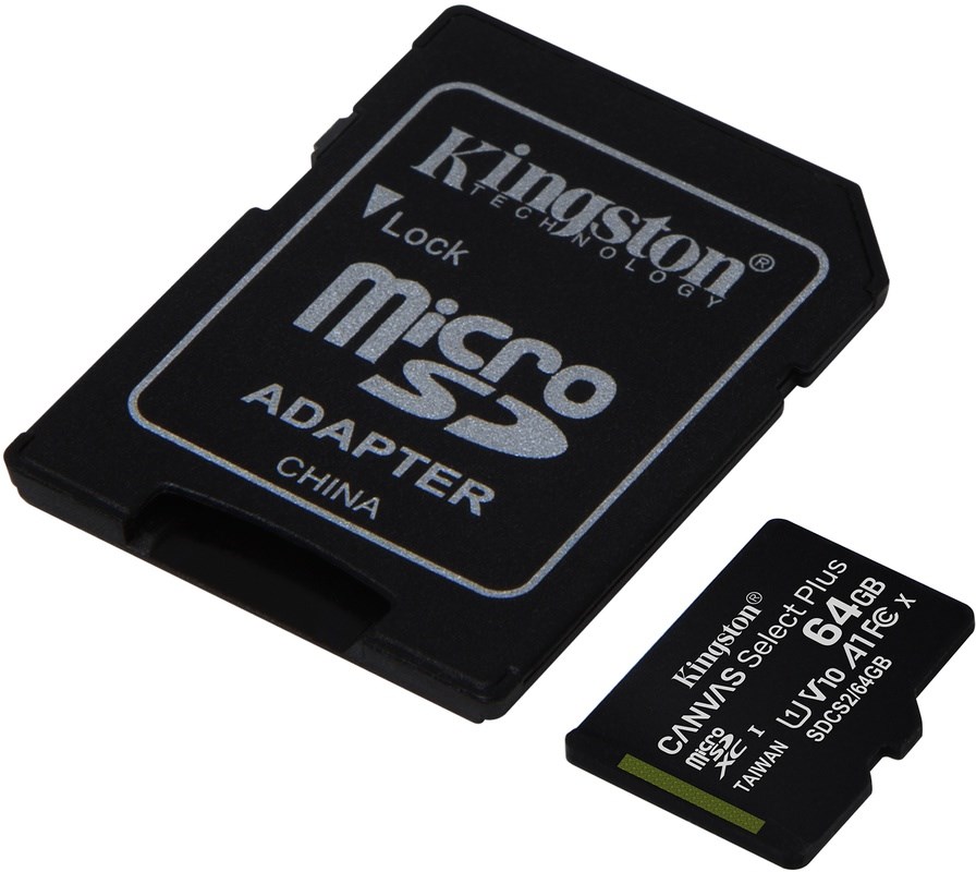 KINGSTON Canvas Select Plus MicroSDXC UHS-I 64GB + Adapter 4