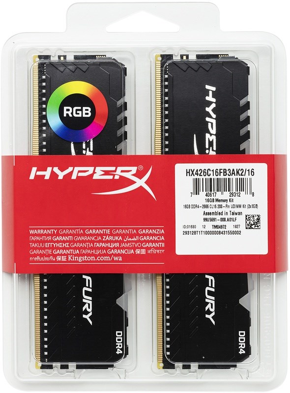 KINGSTON HyperX FURY 32GB DDR4 2666 MHz 5