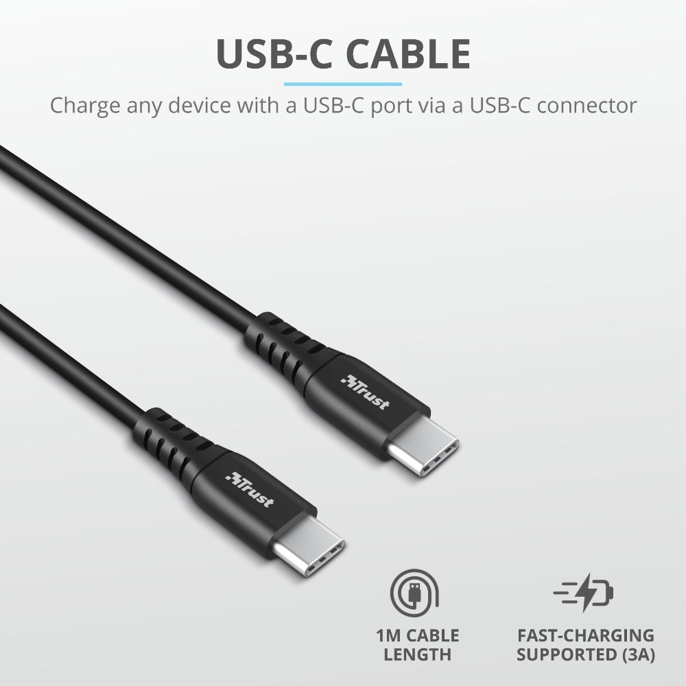 NDURA USB-C TO USB-C CABLE 1M 2
