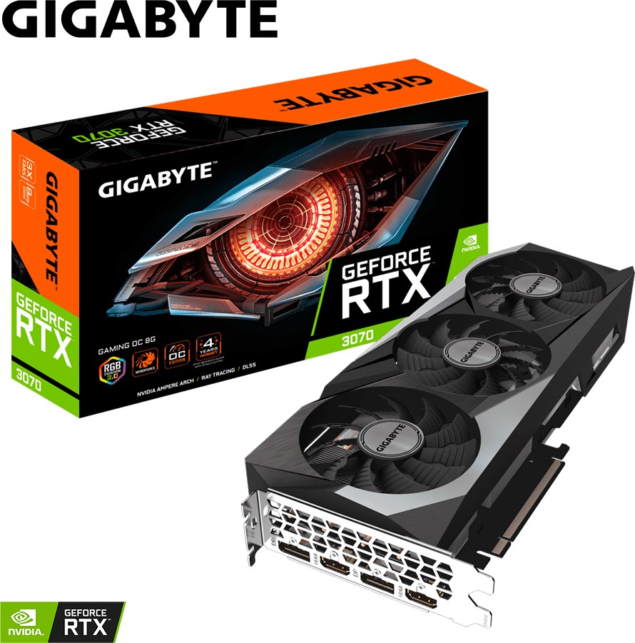 Gigabyte GeForce RTX 3070 GAMING OC 8G 2.0