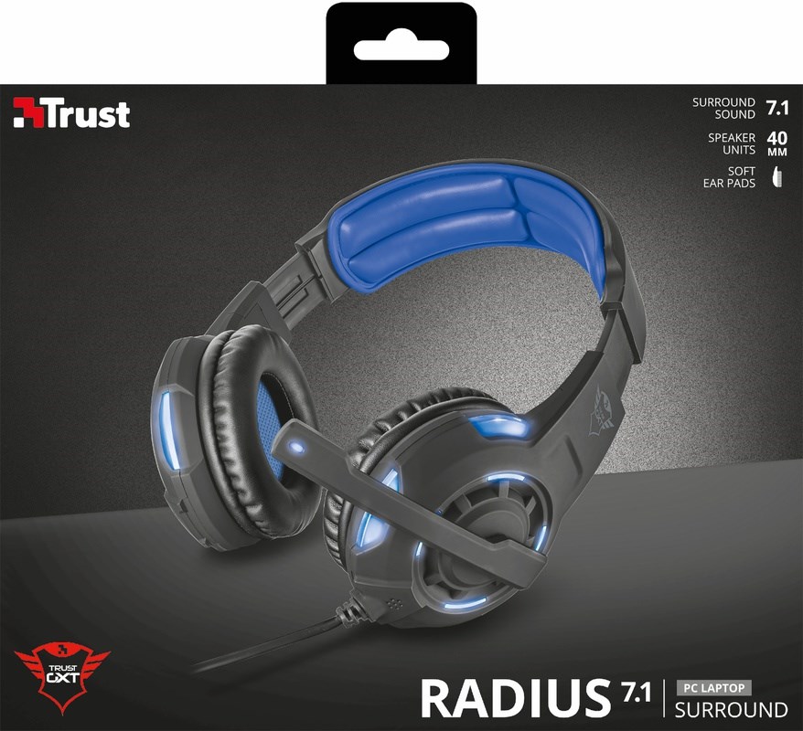 TRUST GXT 350 Radius 7.1 Surround Headset 5