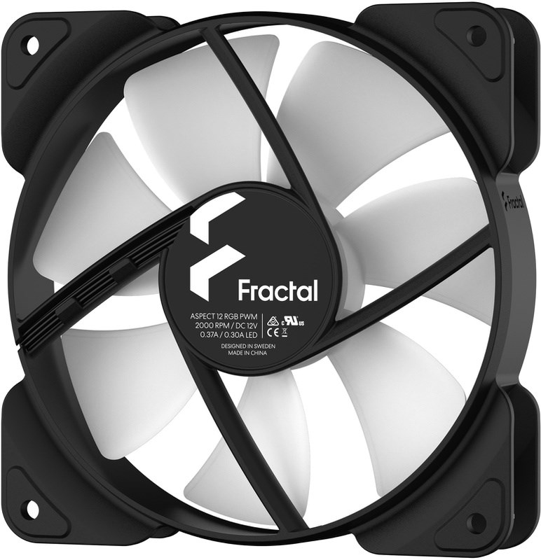 FRACTAL DESIGN Aspect 12 RGB PWM Black Frame 3-pack 4