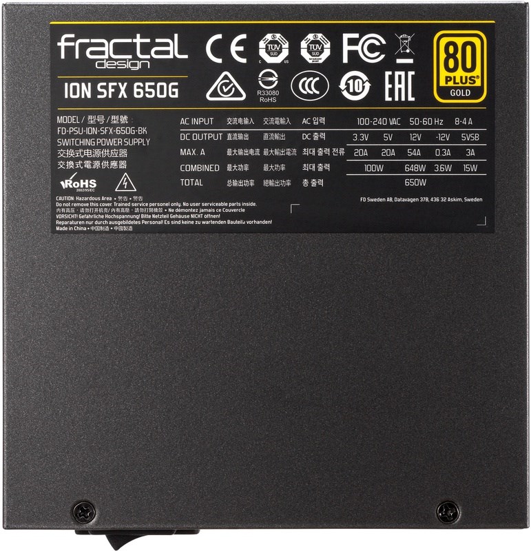 FRACTAL DESIGN ION SFX Gold 650W 3