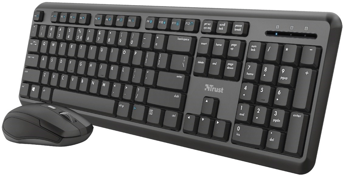Trust TKM-350 keyboard RF Wireless 2