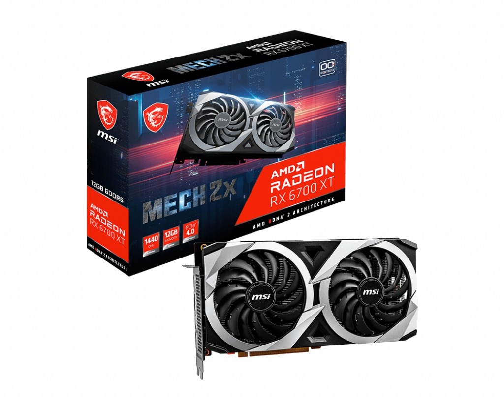 MSI Radeon RX 6700 XT MECH 2X 12G OC 4
