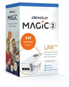 DEVOLO Magic 2 LAN triple Uitbreiding (BE) 2
