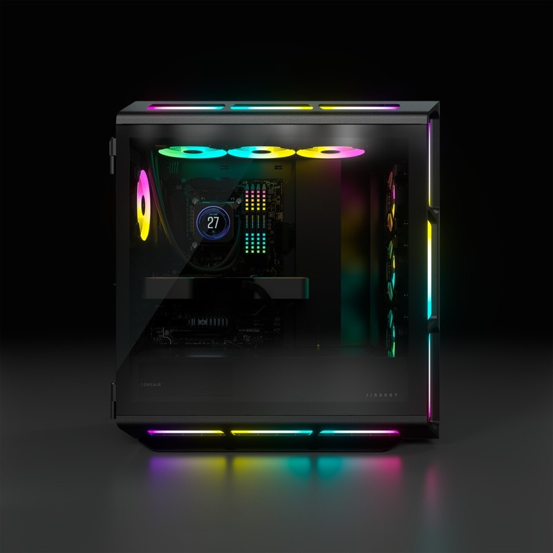 Corsair iCUE 5000T RGB Tempered Glass Zwart 4