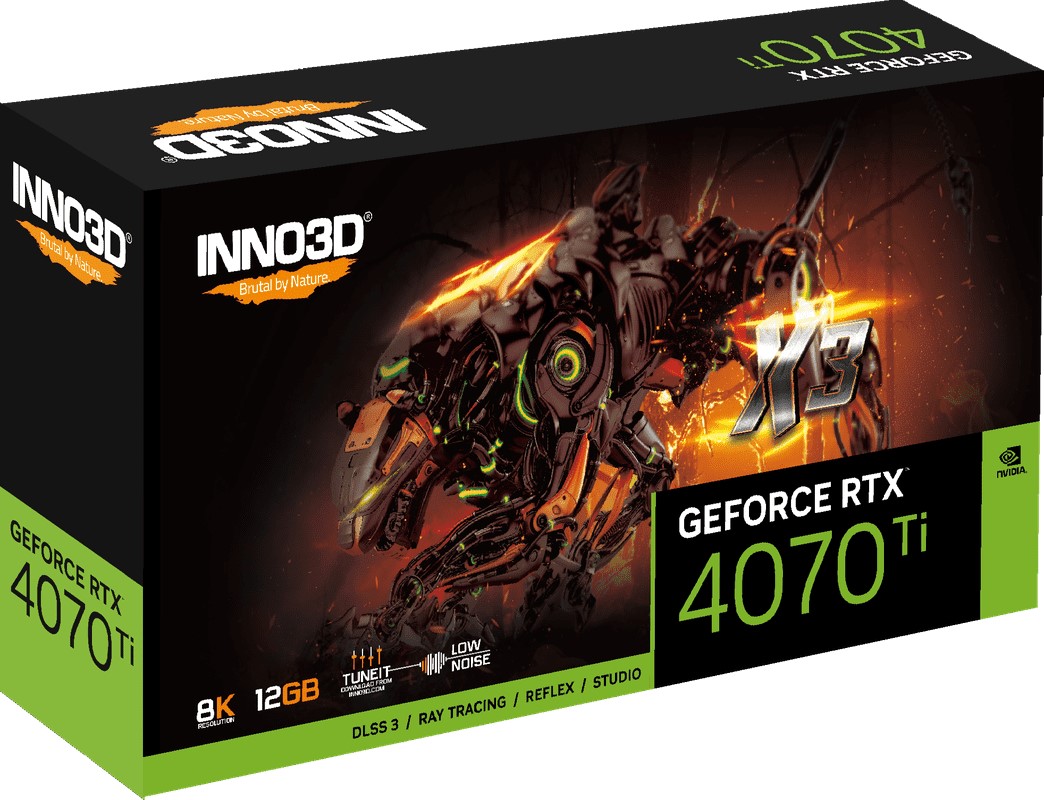 INNO3D GeForce RTX 4070 Ti X3 12GB GDR6X 3