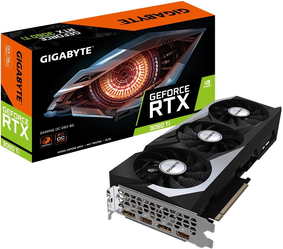 Gigabyte GeForce RTX 3060 Ti GAMING OC D6X 8G