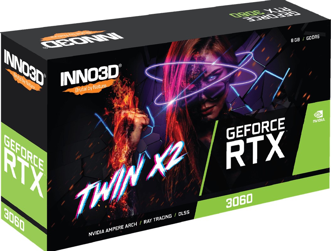 INNO3D GeForce RTX 3060 Twin X2 LHR 8GB 3
