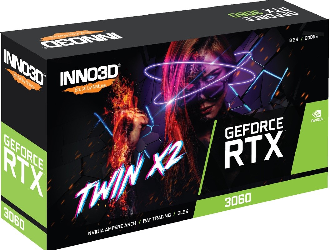 INNO3D GeForce RTX 3060 Twin X2 LHR 8GB 5